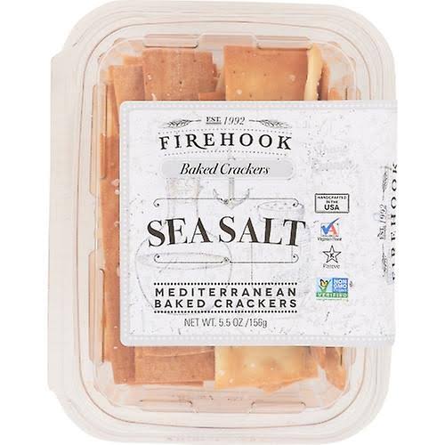 Firehook All Natural Artisan Baked Crackers - Sea Salt, 5.5oz