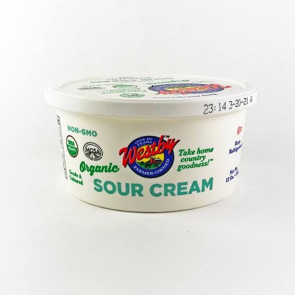 Westby Organic Sour Cream - 12 Ounces - Delivered by Mercato