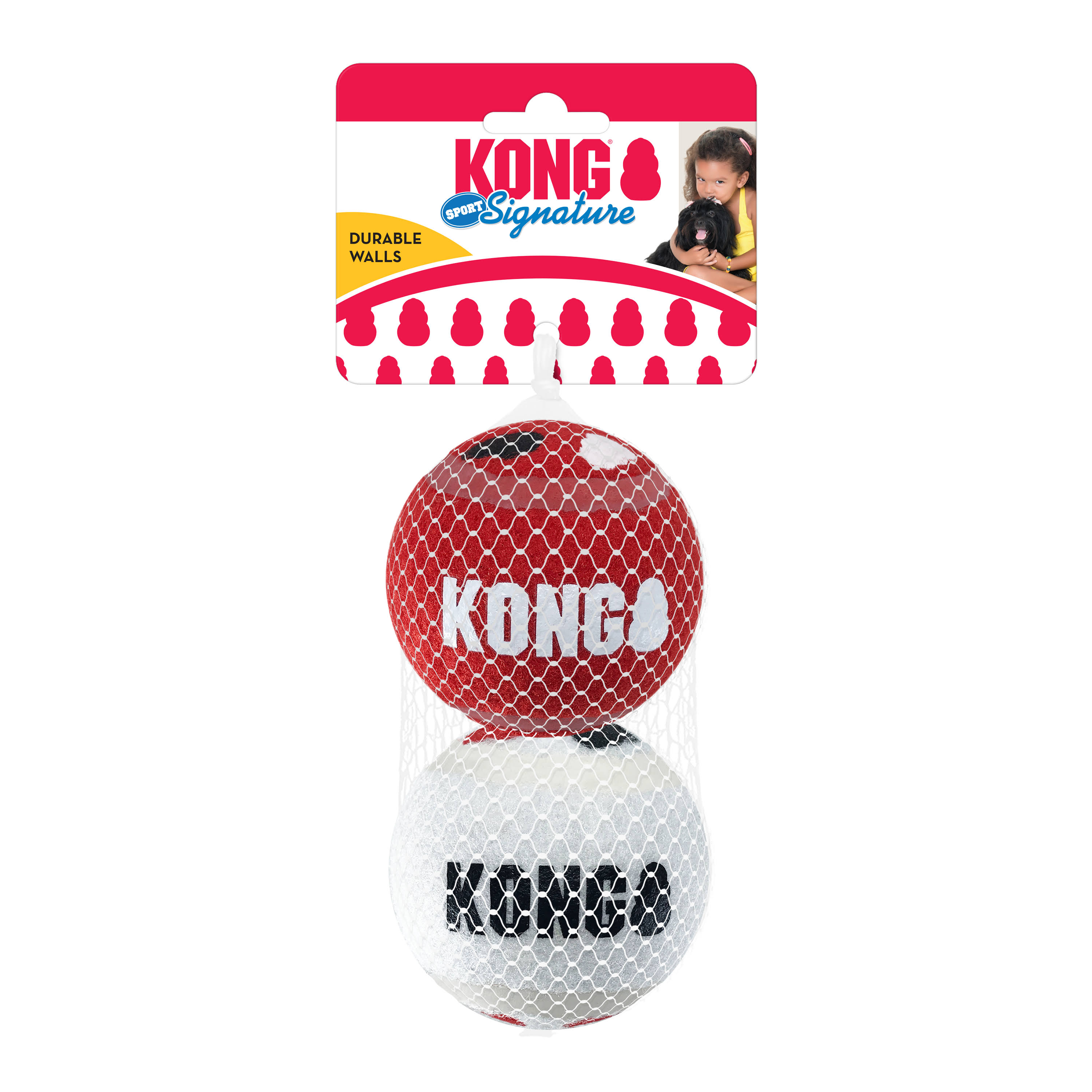 Kong Signature Sport Balls Large - 2 Pack