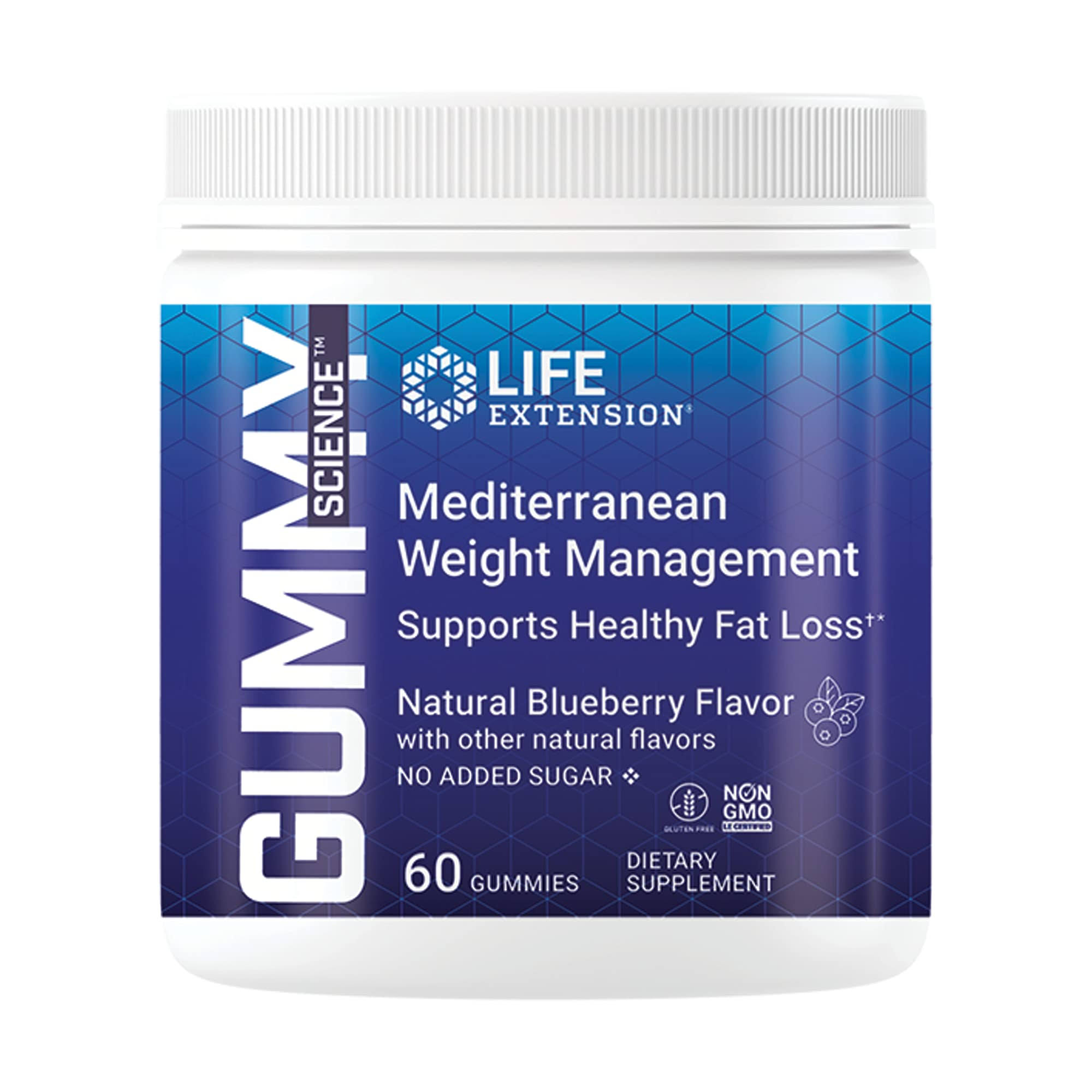 Life Extension, Gummy Science Mediterranean Weight Management, 60