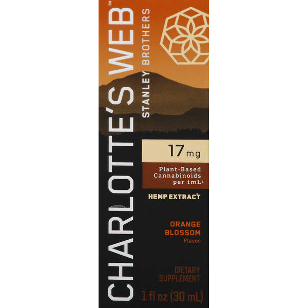 Charlottes Web Hemp Extract, 17 mg, Orange Blossom Flavor - 1 fl oz