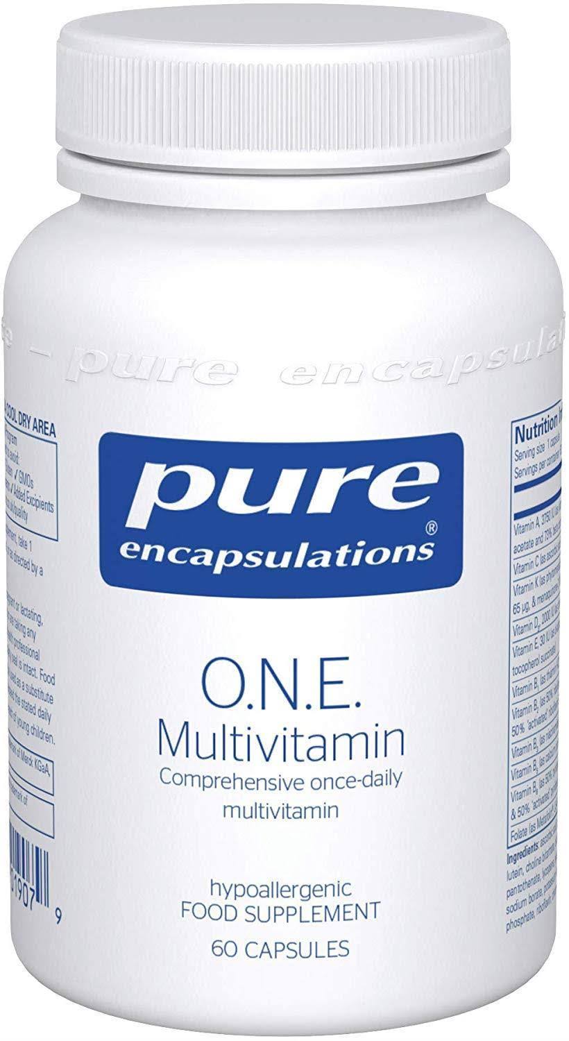 Pure Encapsulations O.N.E. Multivitamin with Metafolin L-5 MTHF - 60 Capsules