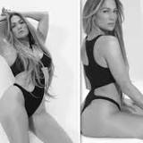 Jennifer Lopez Shows Off Big In Skimpy Cutout Black Swimsuit