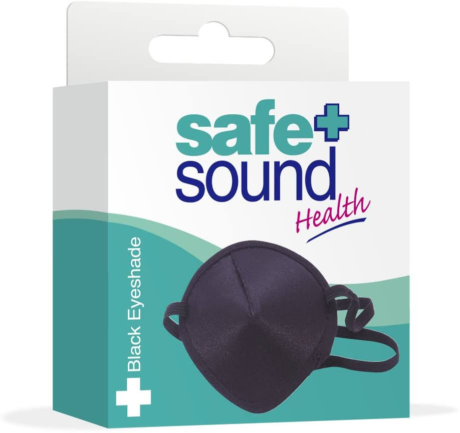 Safe & Sound Black Eyeshade