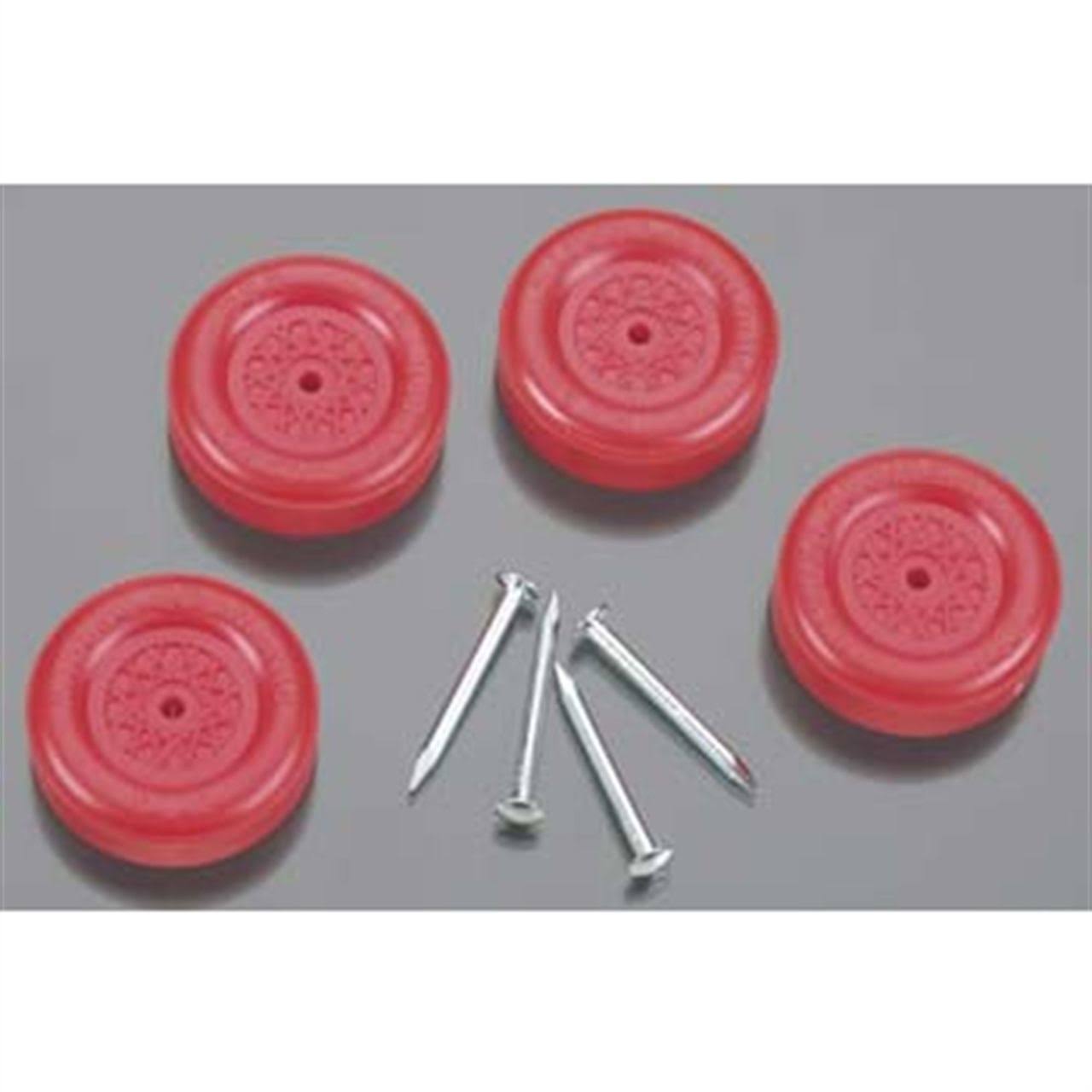 Revell Pinewood Derby Official BSA Wheel & Axle Set Red