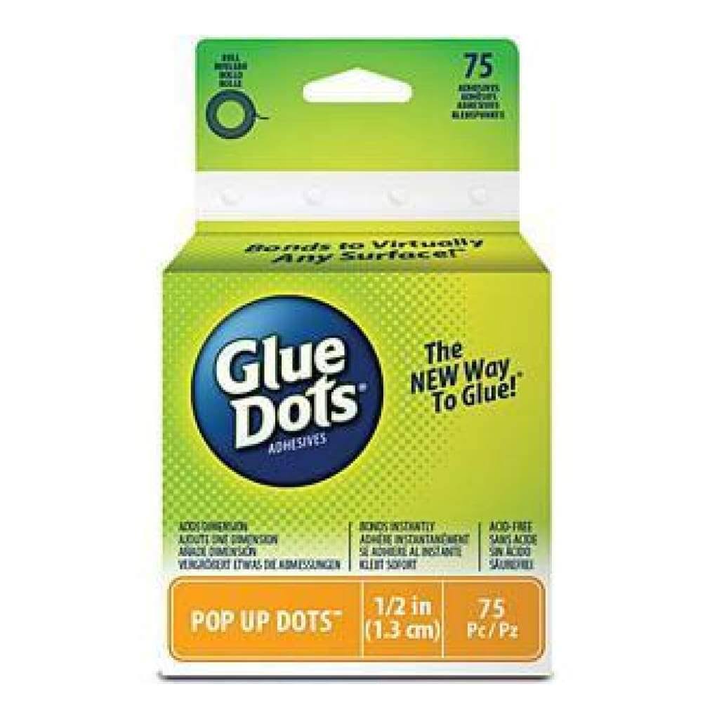 Glue Dots Pop Up Dots Roll - 75 Pieces