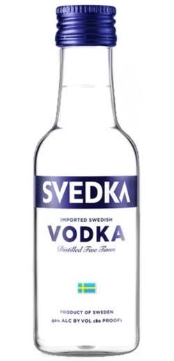 SVEDKA Vodka Mini Plastic Bottle - 50 ml