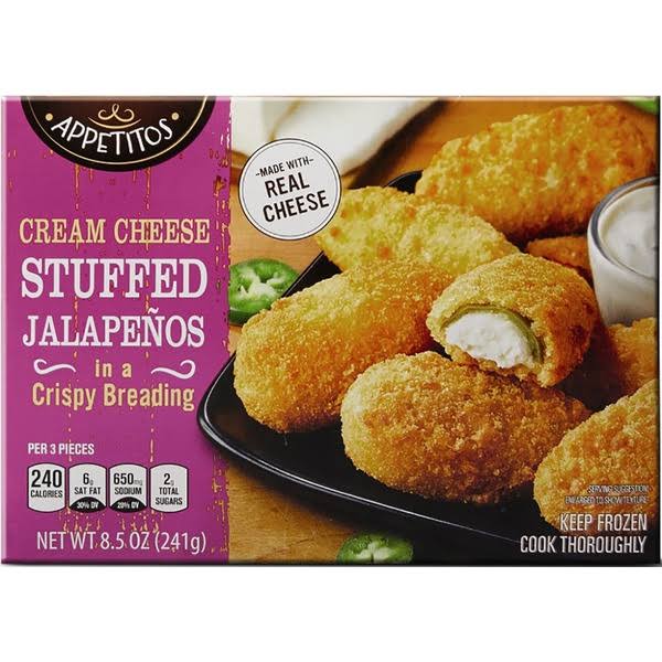 Appetitos Cream Cheese Stuffed Jalapenos - 11 oz