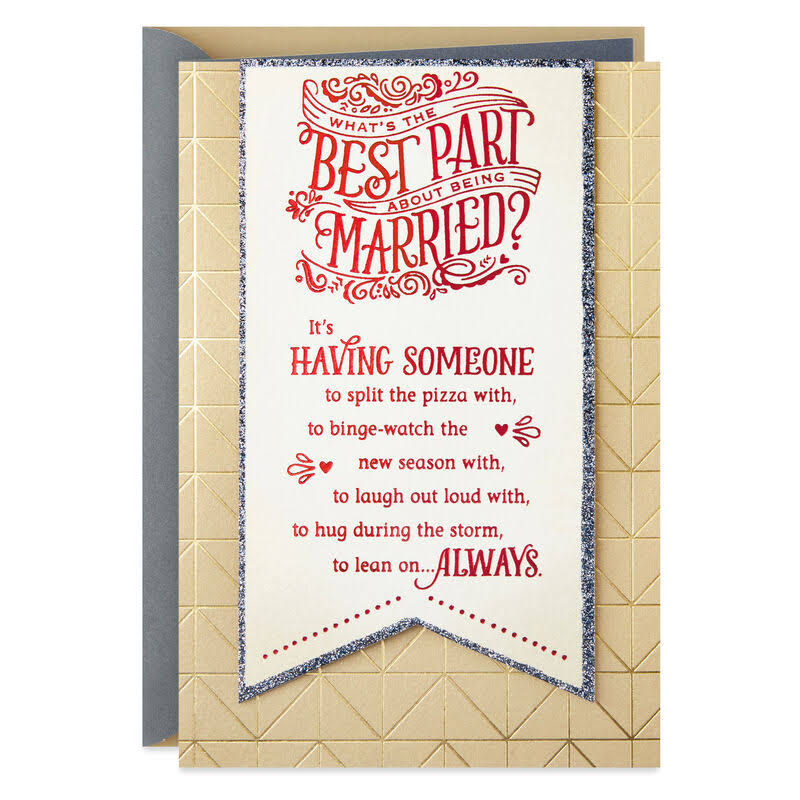 Hallmark Anniversary Card, The Best Part About Being Married Anniversary Card