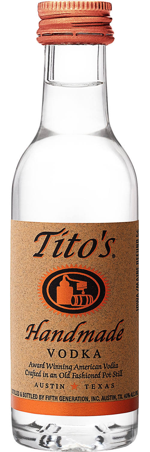 Tito's Handmade Vodka - 50 ml bottle