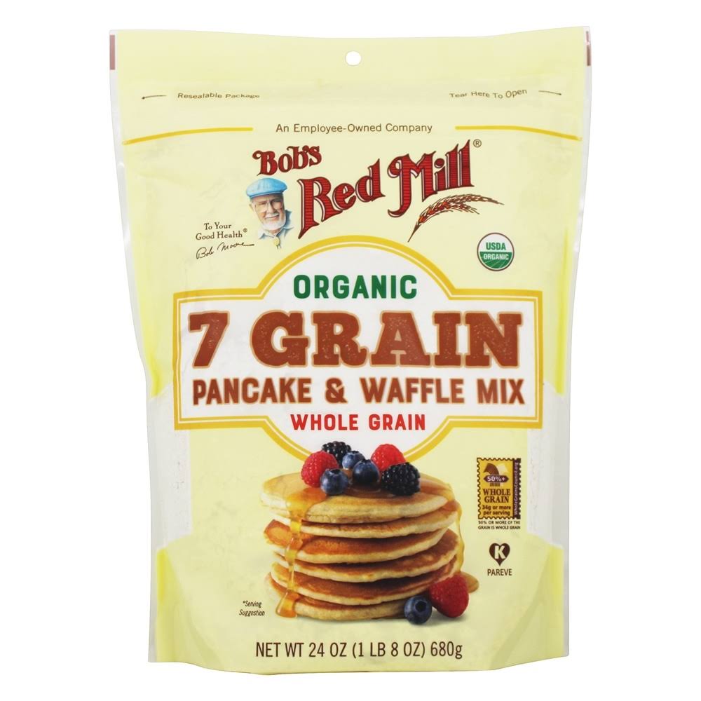 Bob's Red Mill Organic 7 Grain Pancake and Waffle Mix - 24oz