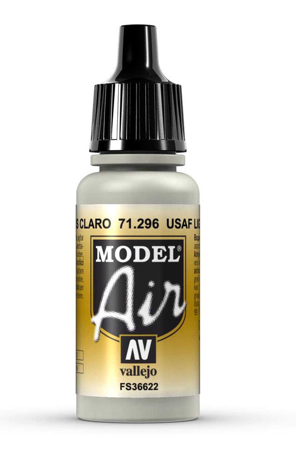 Vallejo Model Air Paint - Light Grey, 17ml
