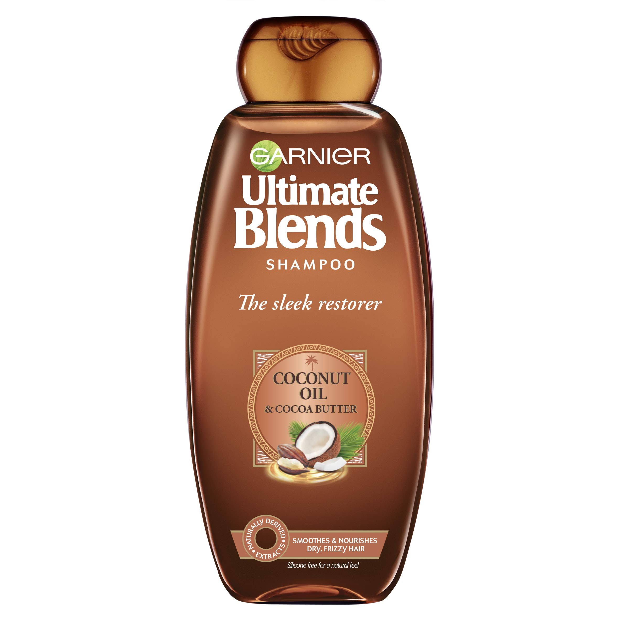 Garnier Ultimate Blends Frizzy Hair Shampoo - Coconut Oil & Cocoa Butter, 360ml