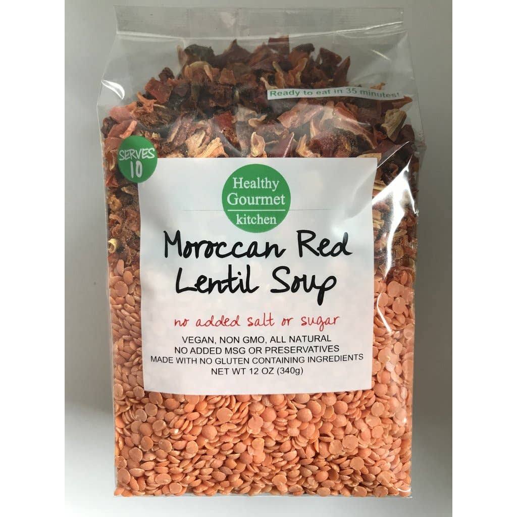 Healthy Gourmet Kitchen - Moroccan Red Lentil Soup Mix