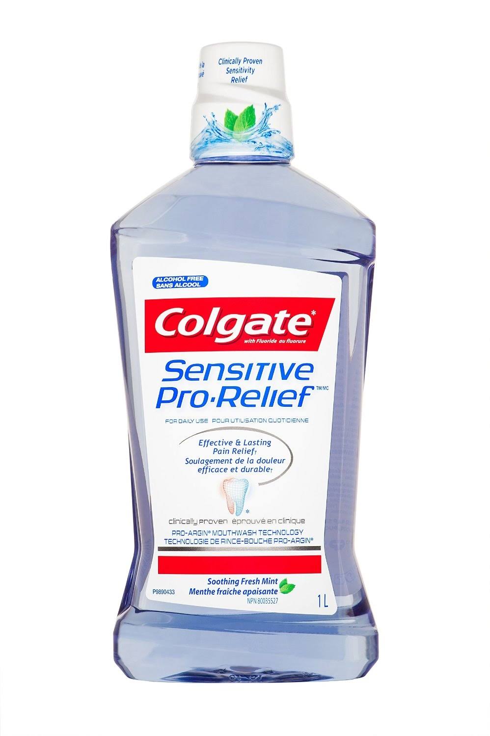 Colgate Sensitive Pro-Relief Mouthwash - Fresh Mint, 1l