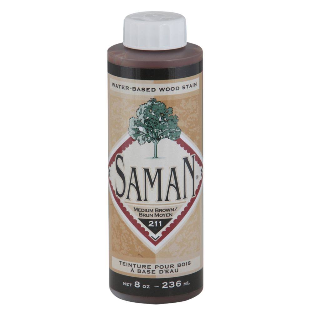 Saman Water-Based Stain - Medium brown TEW-211-8
