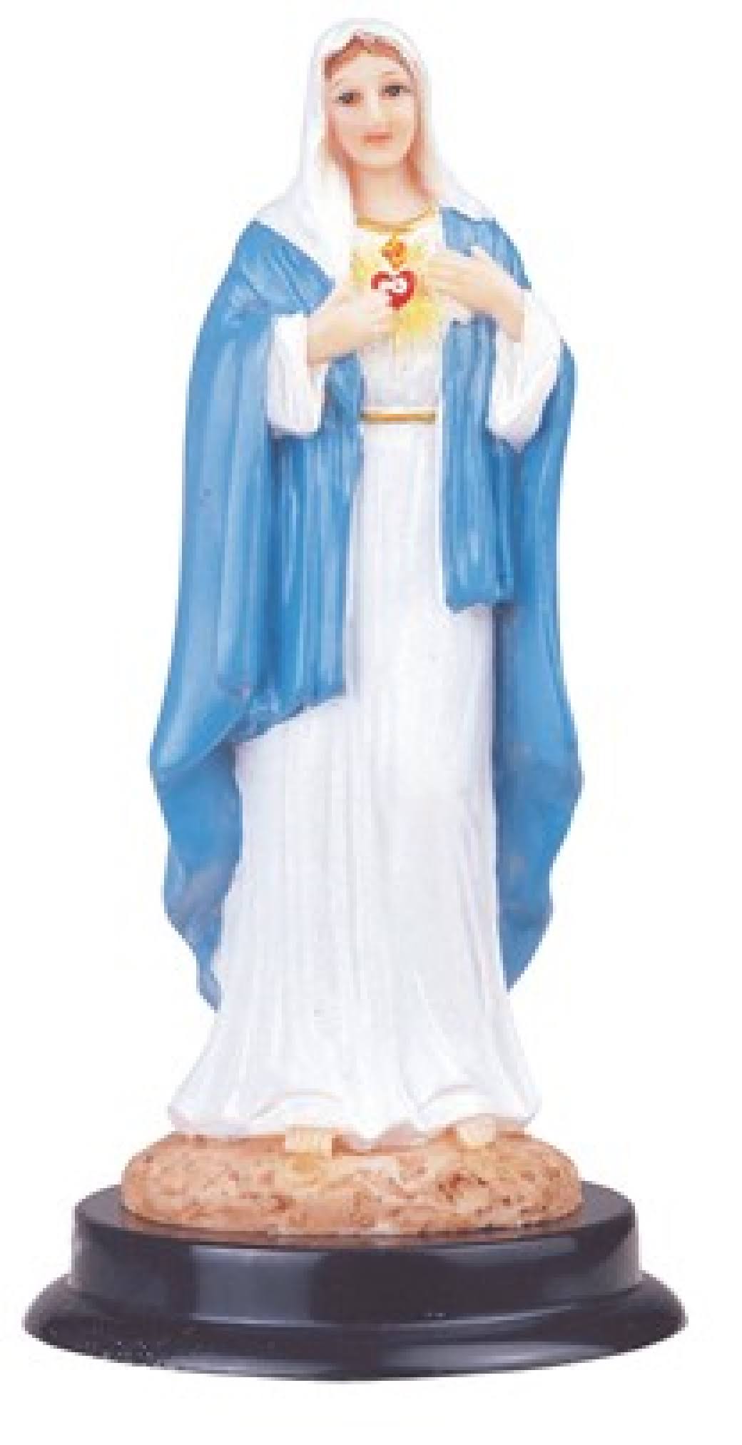 5 inch Sacred Heart of Maria Holy Figurine Religious Decoration Decor