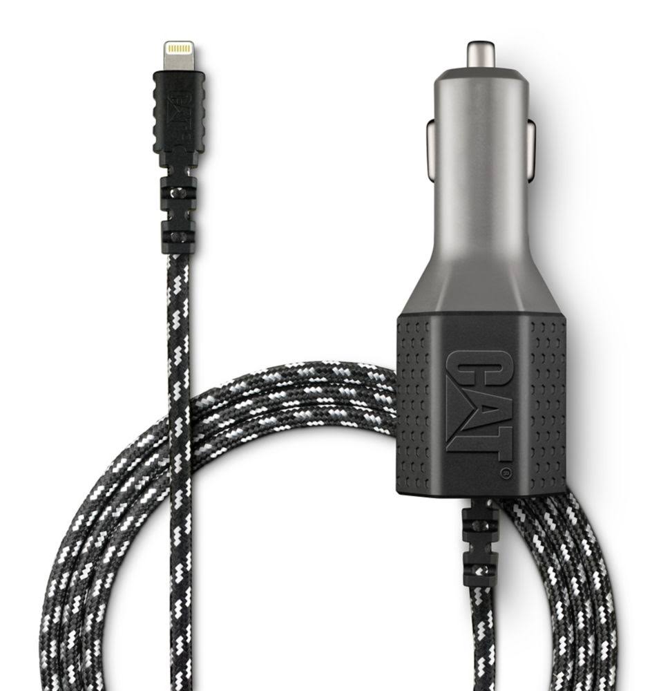 Cat Apple Lightning Certified 2 USB 6ft. Vehicle Charger 4.8A
