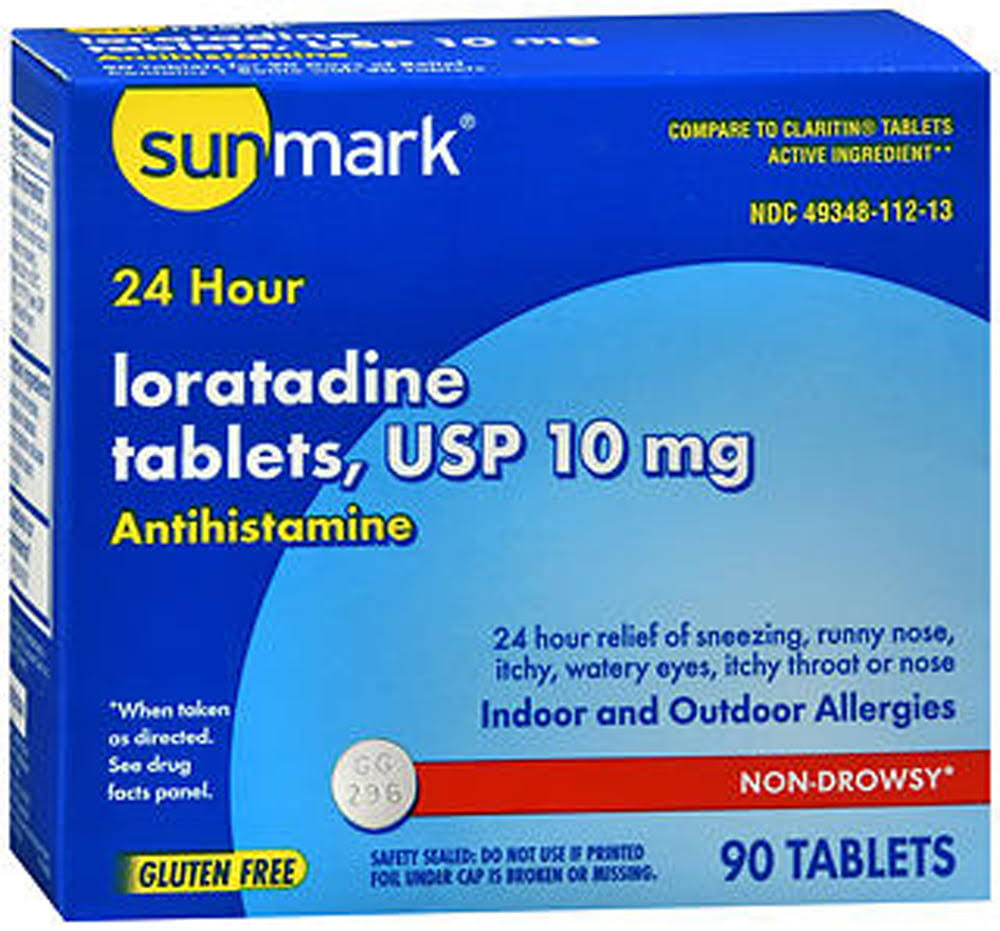 Sunmark Loratidine 10mg 24 Hour Tablets