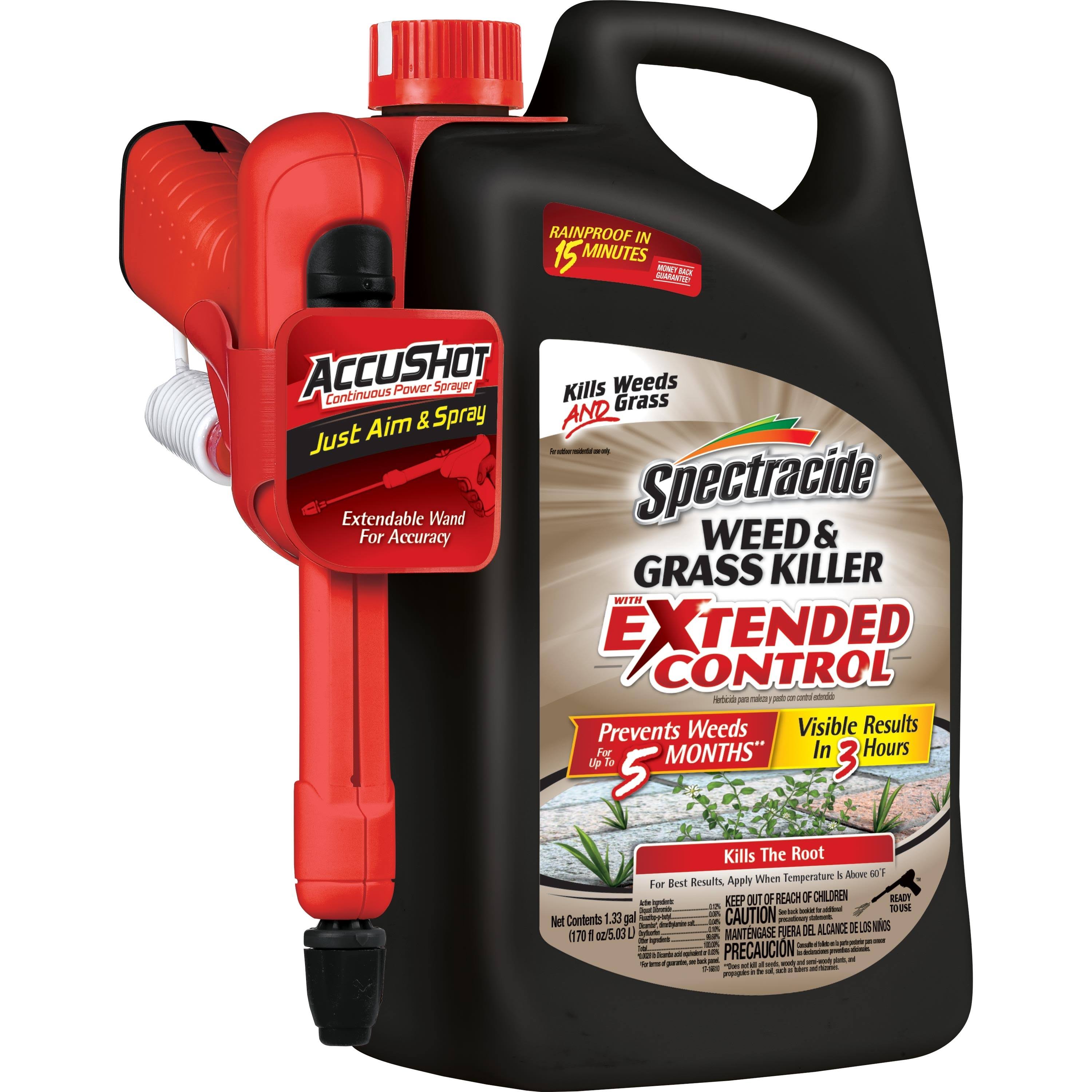 Spectracide Weed & Grass Killer With Extended Control - 1.3gal