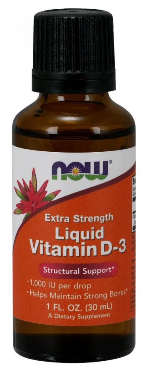 Now Foods Liquid Vitamin D-3 - 30ml