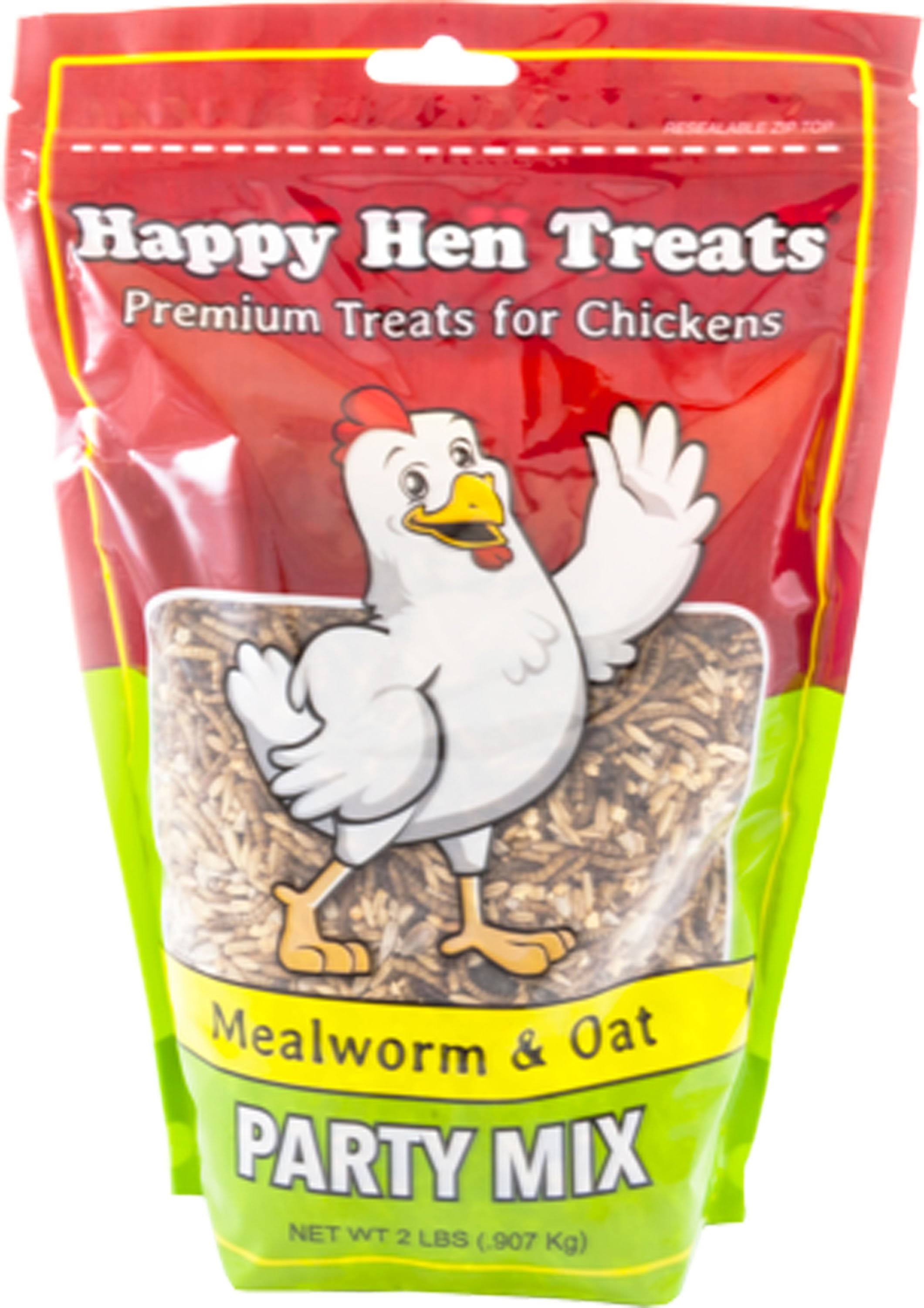 Happy Hen Treats Party Mix Mealworm and Oats - 2lb