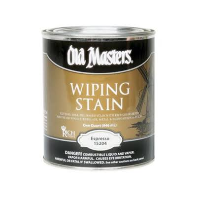 Old Masters 15204 Quart Espresso Wiping Stain Pack of 4