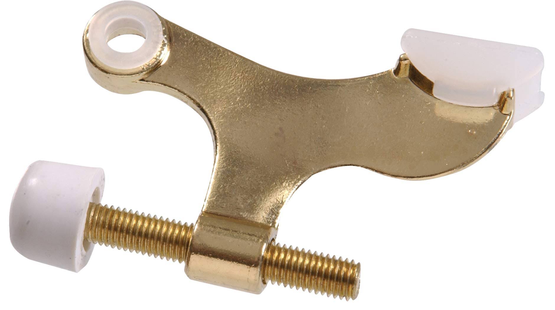 The Hillman Group Hinge Pin Door Stop - Brass