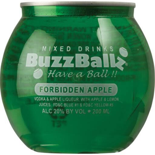 Buzz Balls Buzzballz Vodka - Forbidden Apple, 200ml
