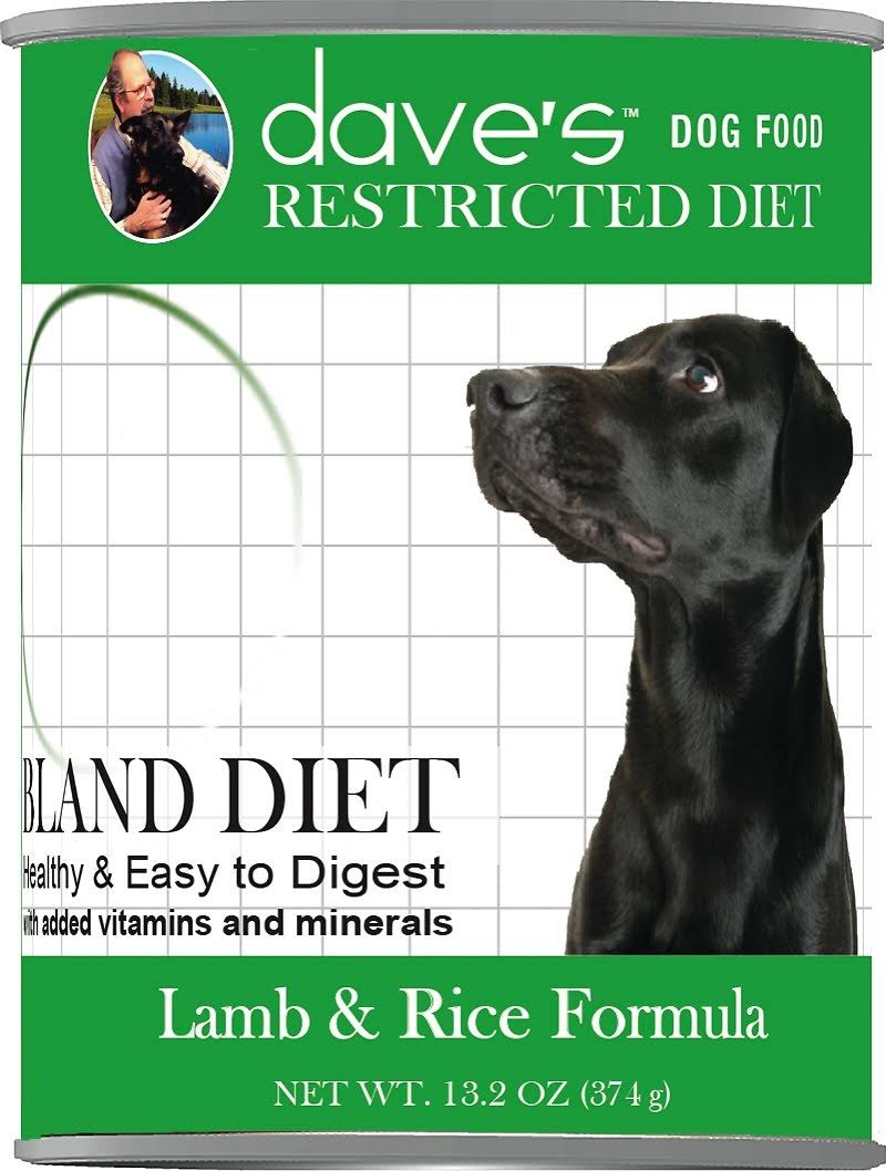Dave's Pet Food Restricted Diet Bland Lamb Dog Food