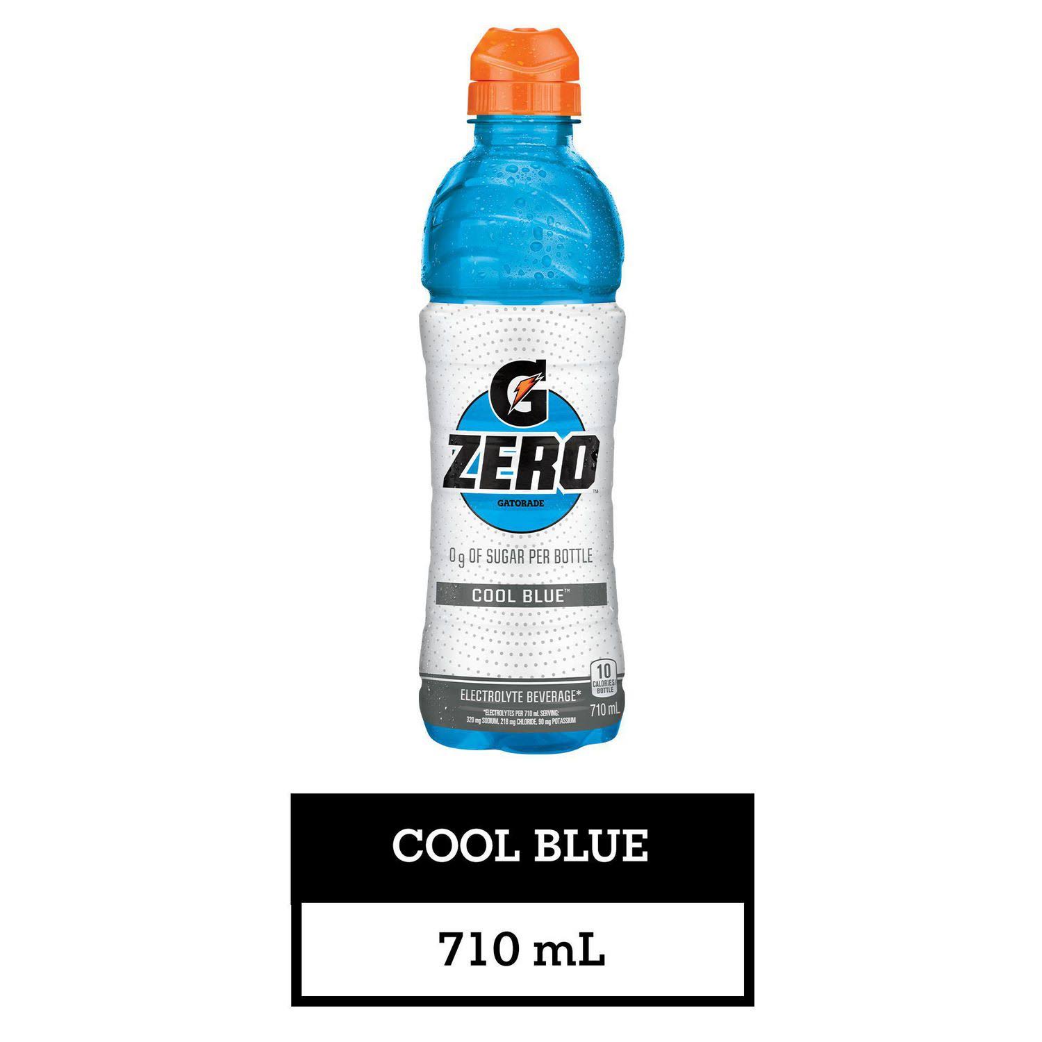 Gatorade G Zero Cool Blue Sports Drink, 710 Ml Bottle