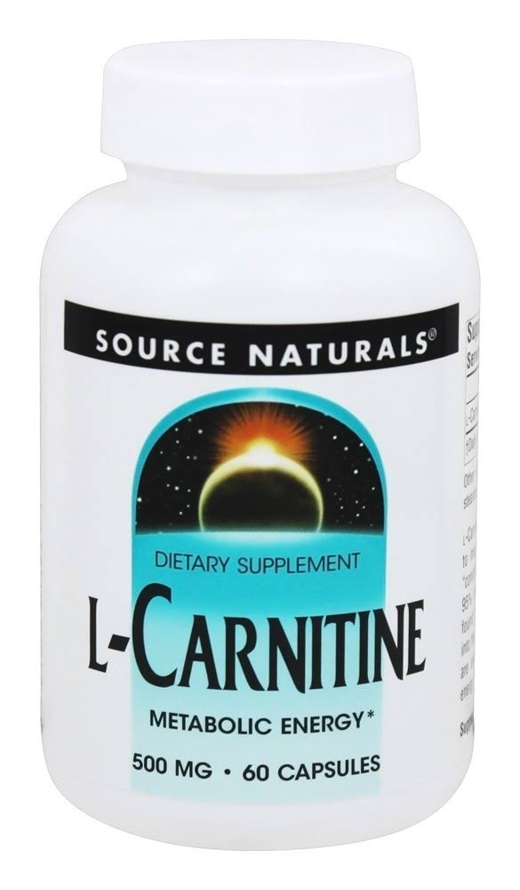 Source Naturals L-Carnitine - 500mg, 60ct