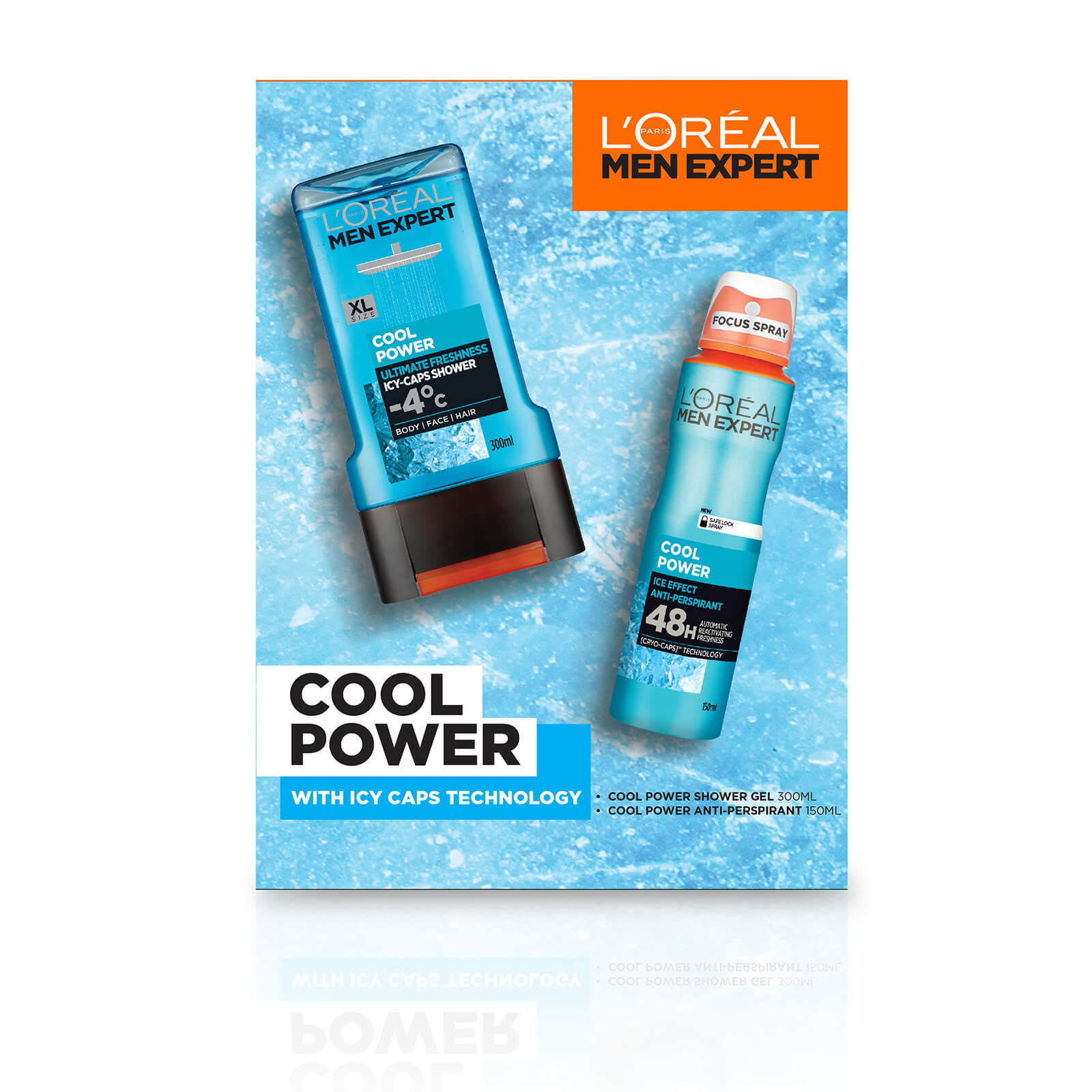 L'Oreal Men Expert Cool Power 2 Piece Gift Set for Him
