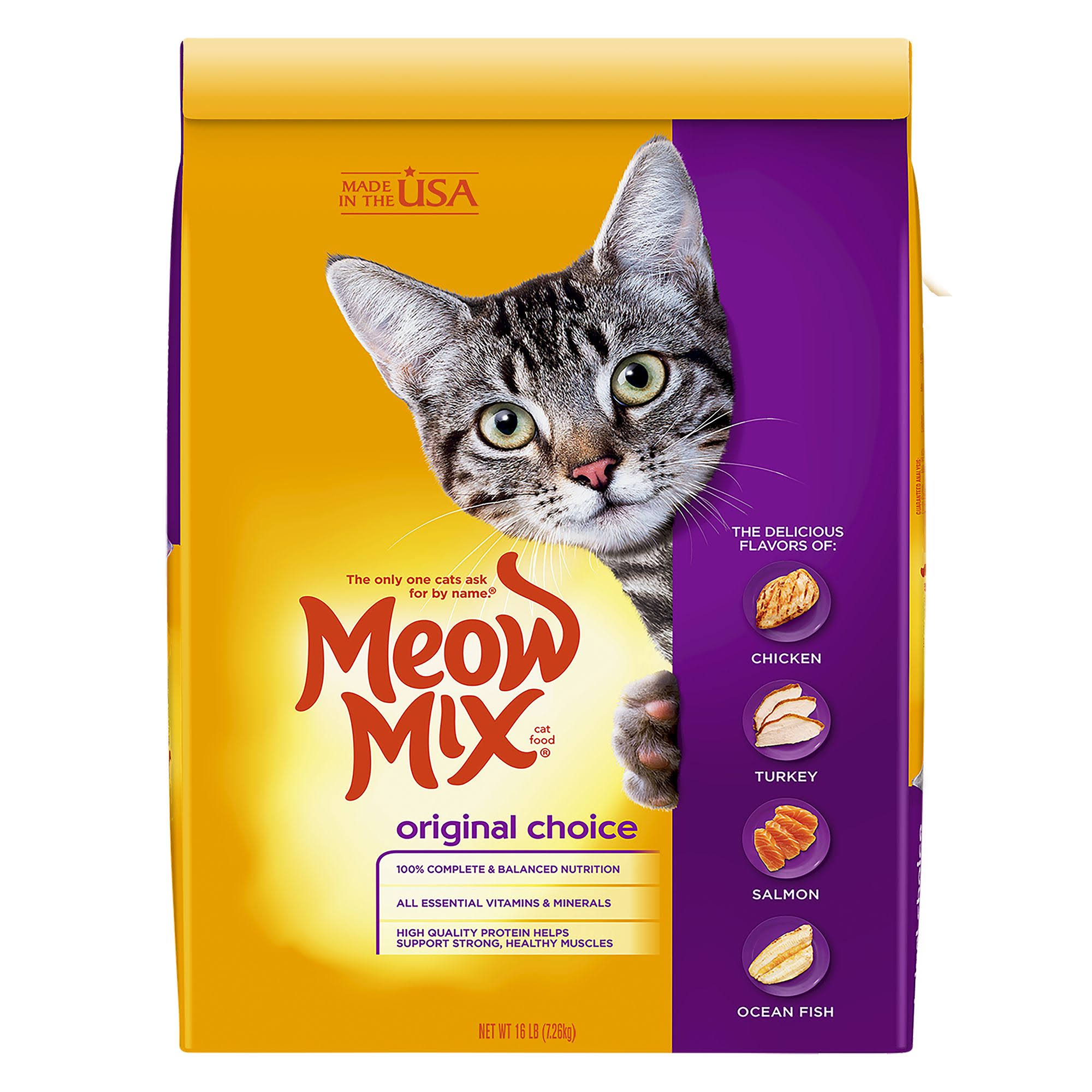 Meow Mix Original Choice Cat Food - 16lb