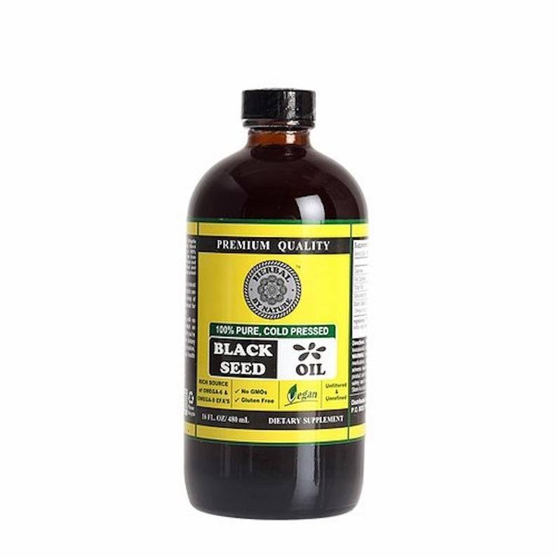 Pure Black Seed Oil - 100% Pure Nigella Sativa - Cold Pressed - Vegan