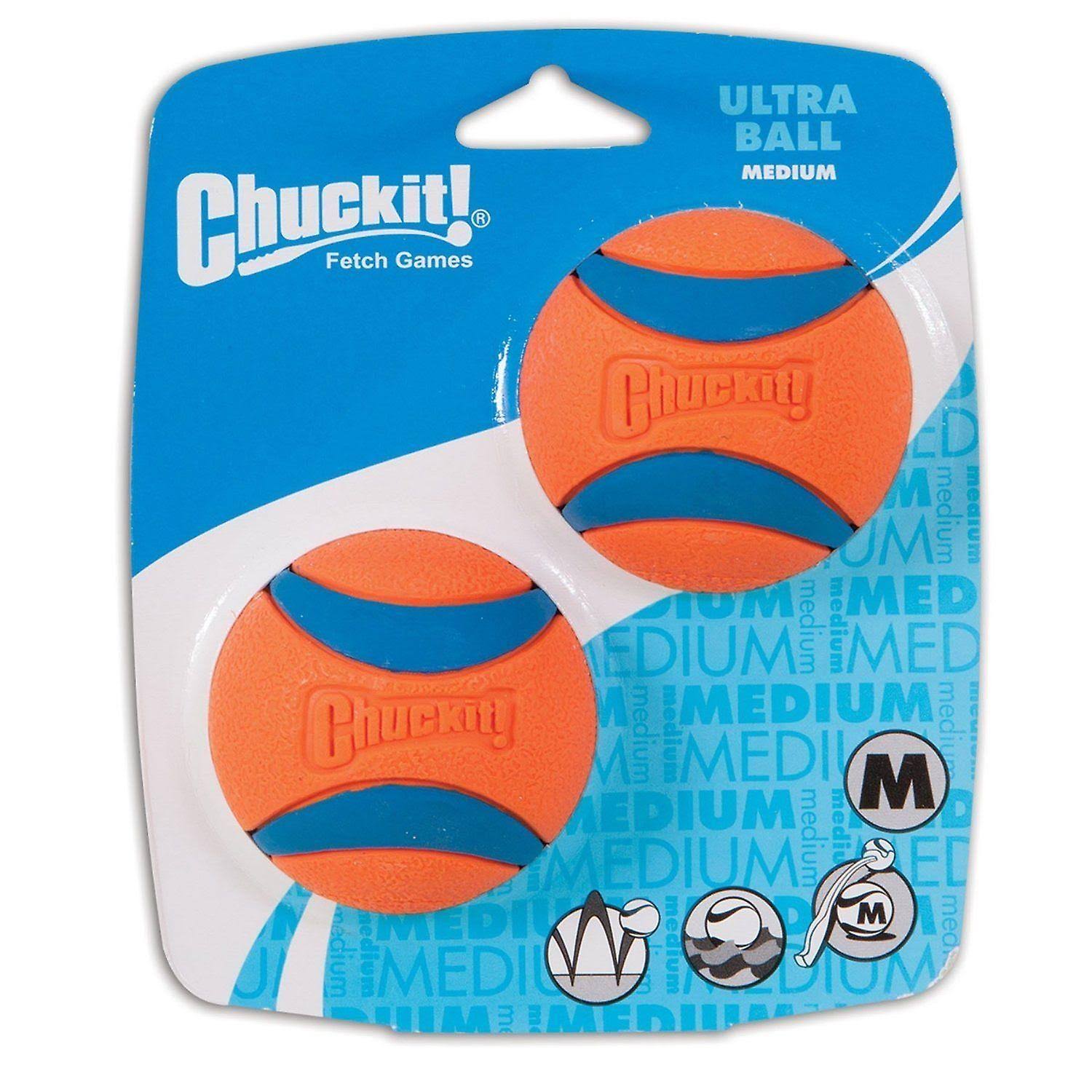 Canine Hardware Chuckit DCW17001 Ultra Ball Dog Toy - 2ct