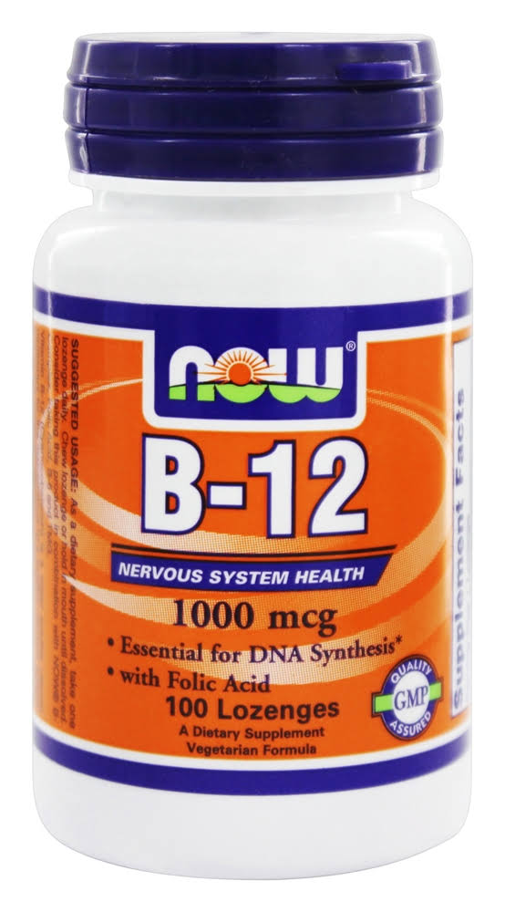Now Foods Vitamin B-12 1000mcg Chewable Lozenges - x100