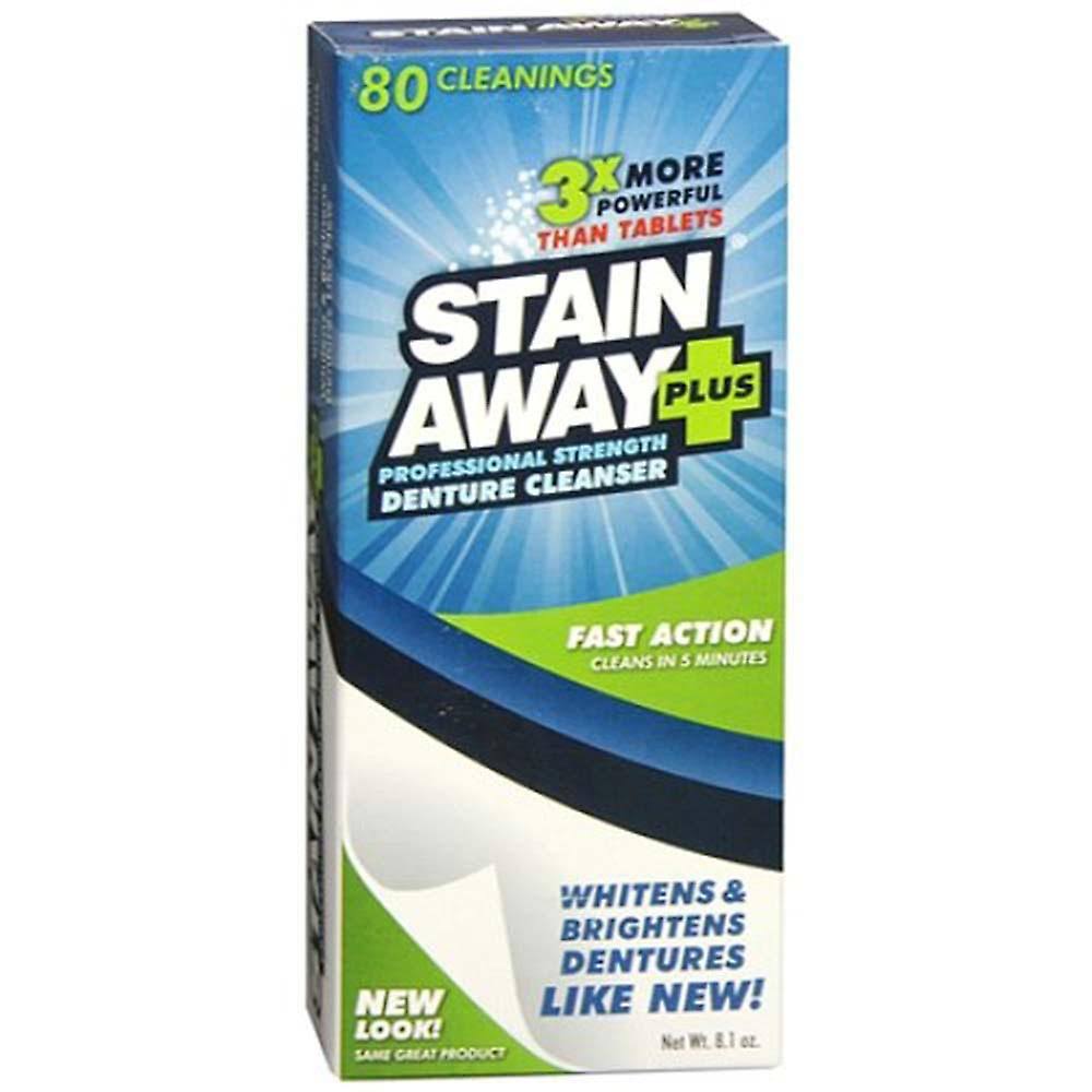 Stain Away Plus Professional Strength Denture Cleanser - 8.1oz, 80 Count