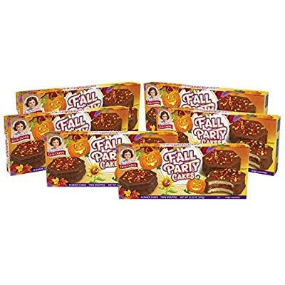 Little Debbie Fall Party Cakes Chocolate, 6 Boxes, 30 Twin Wrapped C