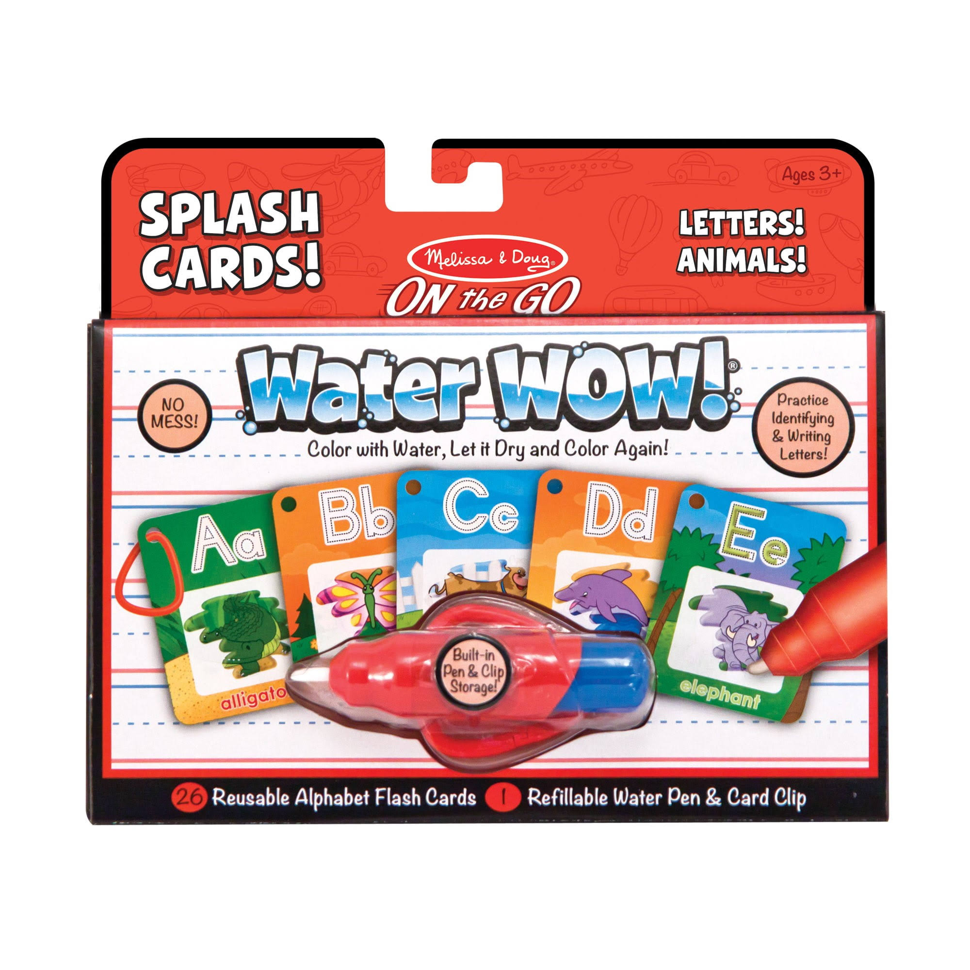 Melissa and Doug Water Wow! Splash Cards - Alphabet