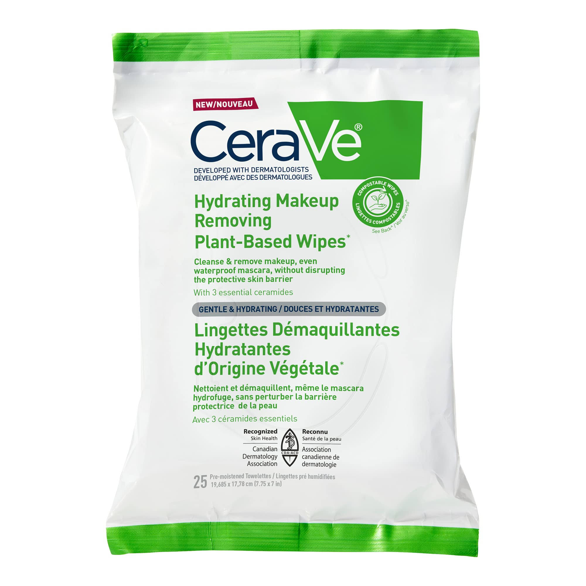 CeraVe Hydrating Makeup Removing Wipes - each