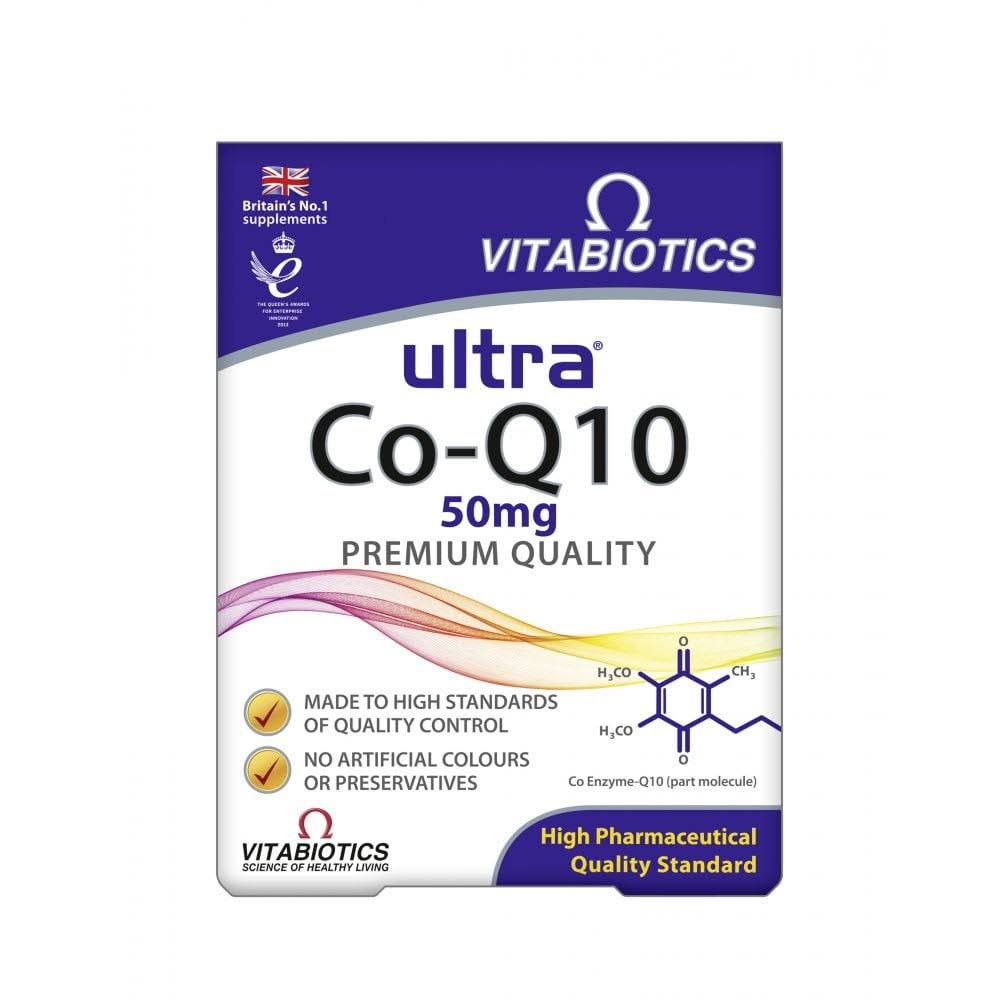 Vitabiotics Ultra Co Q10 Tablets - 6ct, 50mg