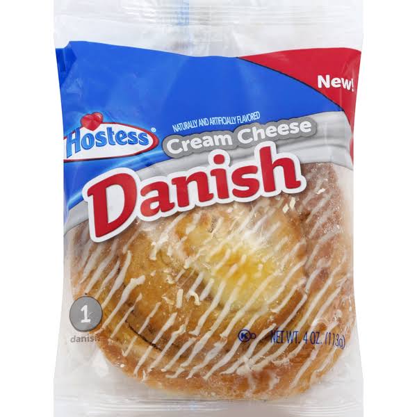 Hostess Danish, Cream Cheese - 4 oz