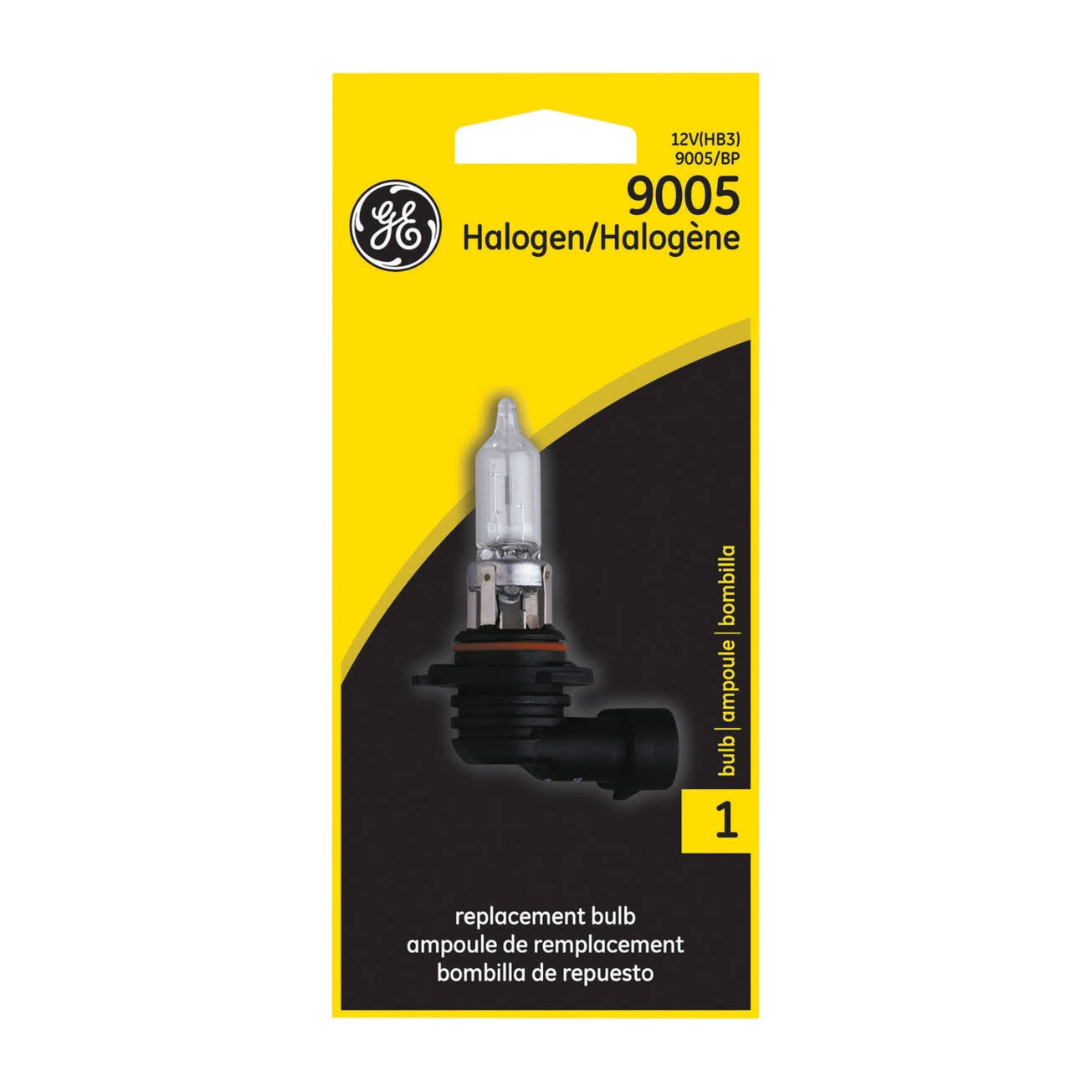 GE Replacement Bulb, Halogen, 9005