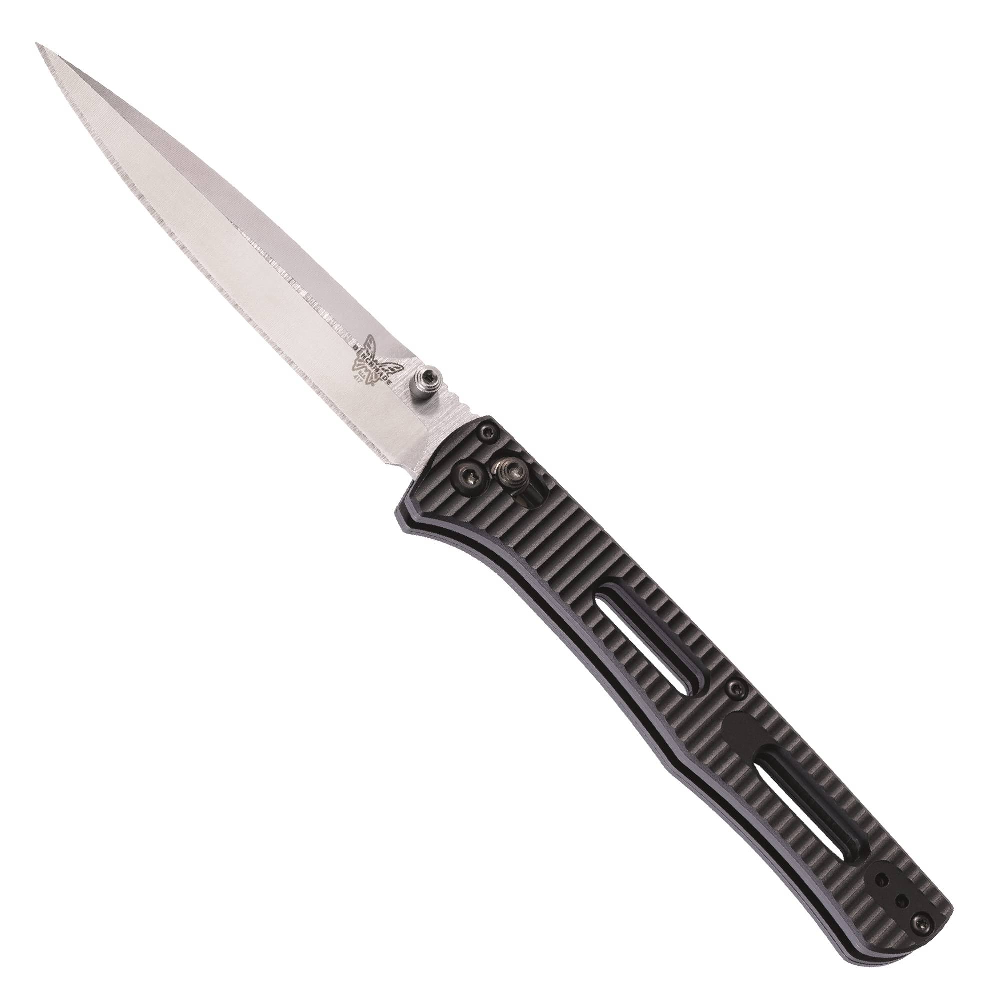 Benchmade 417 Fact Axis Plain Edge Knife - Black