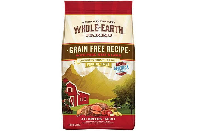 Whole Earth Farms Grain Free Recipe Dog Food - Beef & Lamb