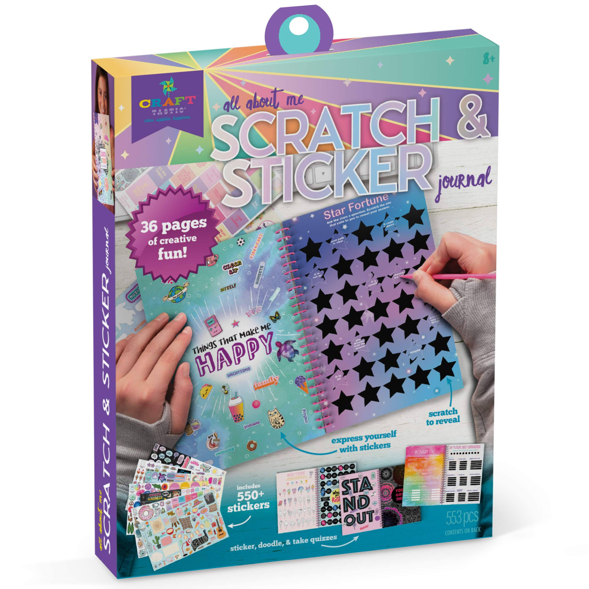 Craft-tastic: Scratch and Sticker Journal