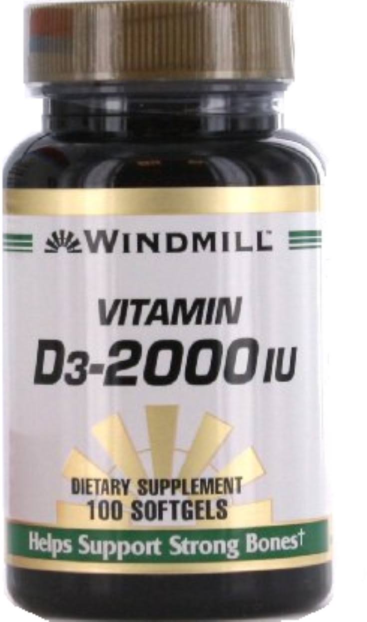 Windmill Vitamin D3-2000 - 100 Softgels