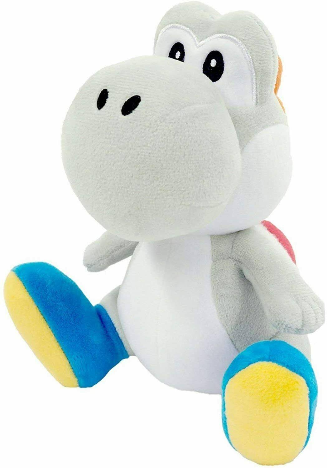 Little Buddy Super Mario Bros. Plush Toy - Yoshi, White, 6"
