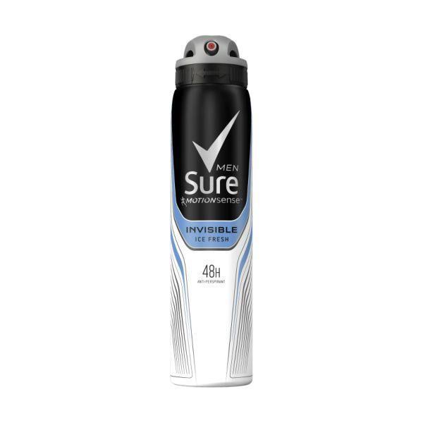 Sure Men Invisible Ice 150ml x 6 (2 Pack)